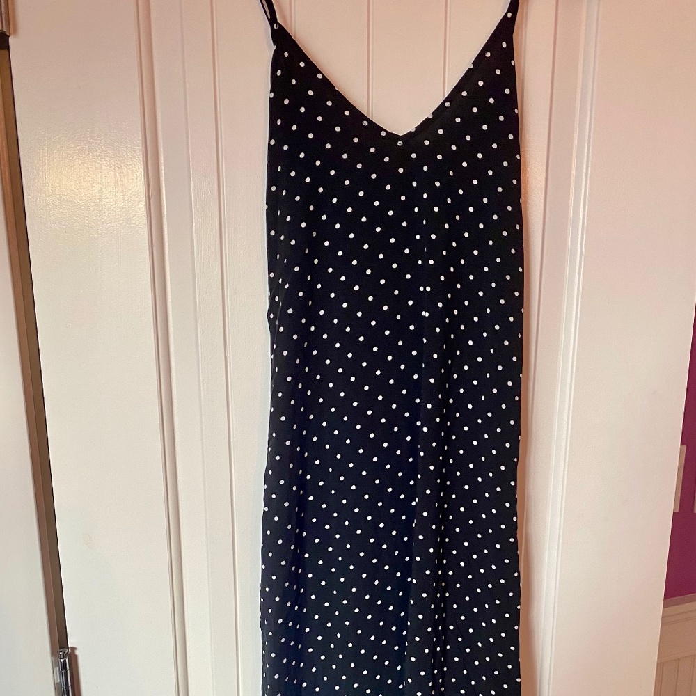 Polka Dot Maxi Dress